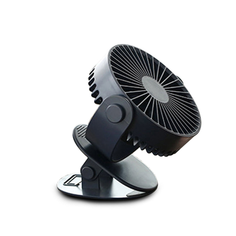 KCASA 4W Mini USB Rechargeable Clip Desk Fan Air Cooling Fan Home Student Dormitory Portable Desktop Office Fan