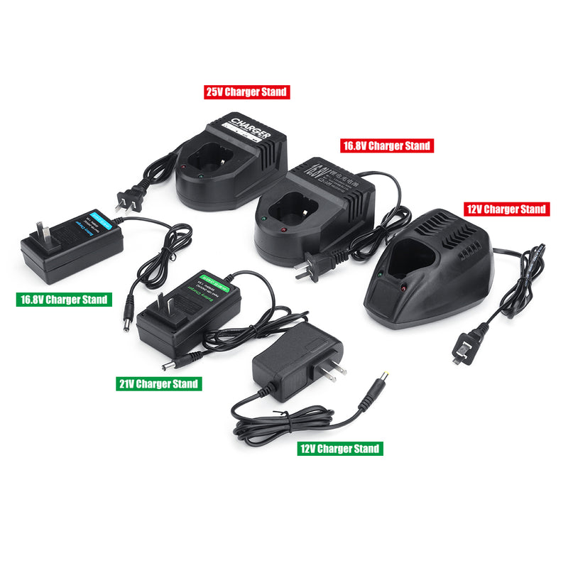 12~25V Lithium Battery Charger For Electric Wrench Drill