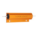 10pcs RX24 100W 10R 10RJ Metal Aluminum Case High Power Resistor Golden Metal Shell Case Heatsink Resistance Resistor