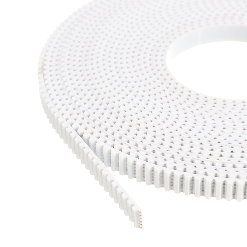 3 Rolls 5M White PU Timing Belt T2.5-10MM Transmission Synchronous Belts for 3D Printer