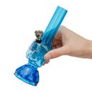 6Inch Skull Acrylic H ookah Shisha Pipe Water T obacco Pipe with Herb Grinder(4Types)