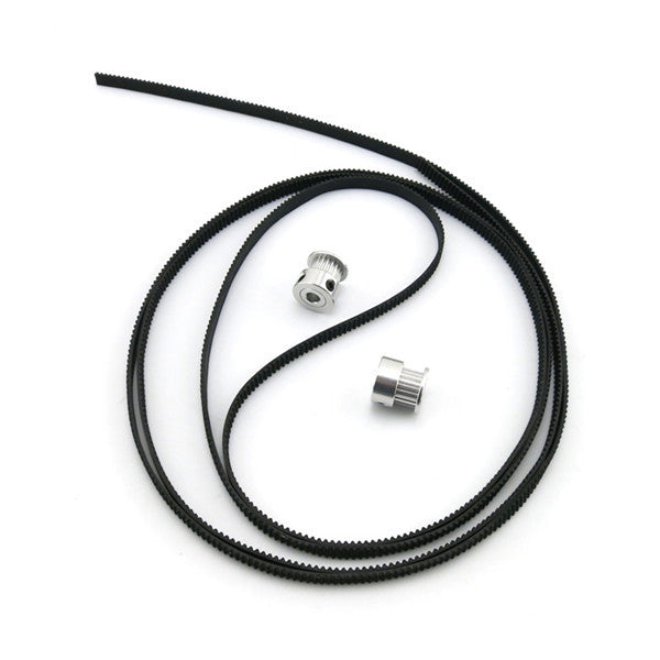 8pcs GT2 16T Bore 5mm Timing Pulley with 5m Belt and Tensioner