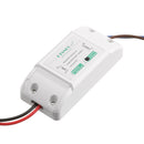 KTNNKG TUYA APP AC90-250V 10A WIFI Remote Control Switch APP Control Light Relay Receiver Universal Wireless Smart Home Gadgets Work With Alexa Google Home
