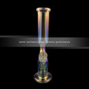 C Type Fancy Water Bottle Pipe Beaker Glass Joint Pipes Bubblers for Smoking Recycler T obacco Water H ookah Pen
