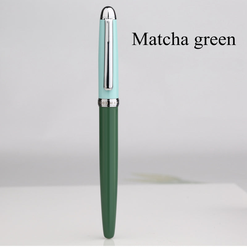 Moonman Youth Fountain Pen F 0.5mm Nib Metal Writing Signing Ink Pens Gifts for Students Friends Families