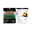 Zhuting 15 Transparent Green Rod Practical Nylon Writing Brush Suit