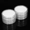 10Pcs Clear Polystyrene Capsules with Coin Holder Case Adjustable for 20 to 40mm Coin