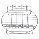 5Pcs 8'' Air Fryer Accessories Set Cake Pizza BBQ Roast Barbecue Baking Pan