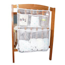 Foldable Baby Thing Organizer Crib Cot Bedside Hanging Storage Bag Diaper Nappy Clothes