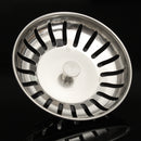 304 Stainless Steel Kitchen Sink Strainer Stopper Waste Plug Sink Filter Bathroom Basin Sink Drain