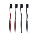4 X Bamboo Charcoal Nano Toothbrush Fine Soft Bristle Antibacterial Toothbrush