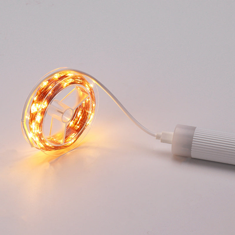 USB Rechargeable 5M 50LED Copper Wire String Light Waterproof for Wedding Party Christmas DC5V+Remote Control