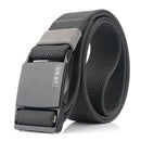 AWMN 125cmx3.8cm Military Tactical Belt Outdoor Zinc Alloy Magnetic Buckle Casual Belts Canvas Waist Belts
