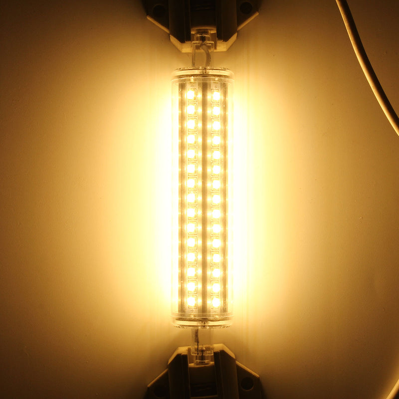 Dimmable R7S 135MM 10W 90 SMD 2835 LED Pure White Warm White 650Lumens Light Lamp Bulb AC85-265V