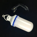 7W USB Rechargeable LED Camping Light Flame Effect Simulated Fire Light Bulb Decor