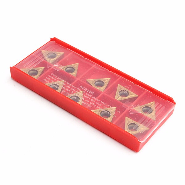 10pcs TCMT16T304 Carbide Inserts For Indexable Boring Bar Turning Tool Holder