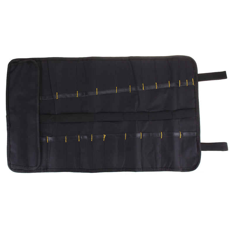 Chef Cutter Tool Bag Roll Bag Carry Case Bag Kitchen Portable Storage Black Coffee