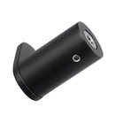 Bathroom Round Wall Robe Hook Door Single Hanger Bracket Towel Rack Black