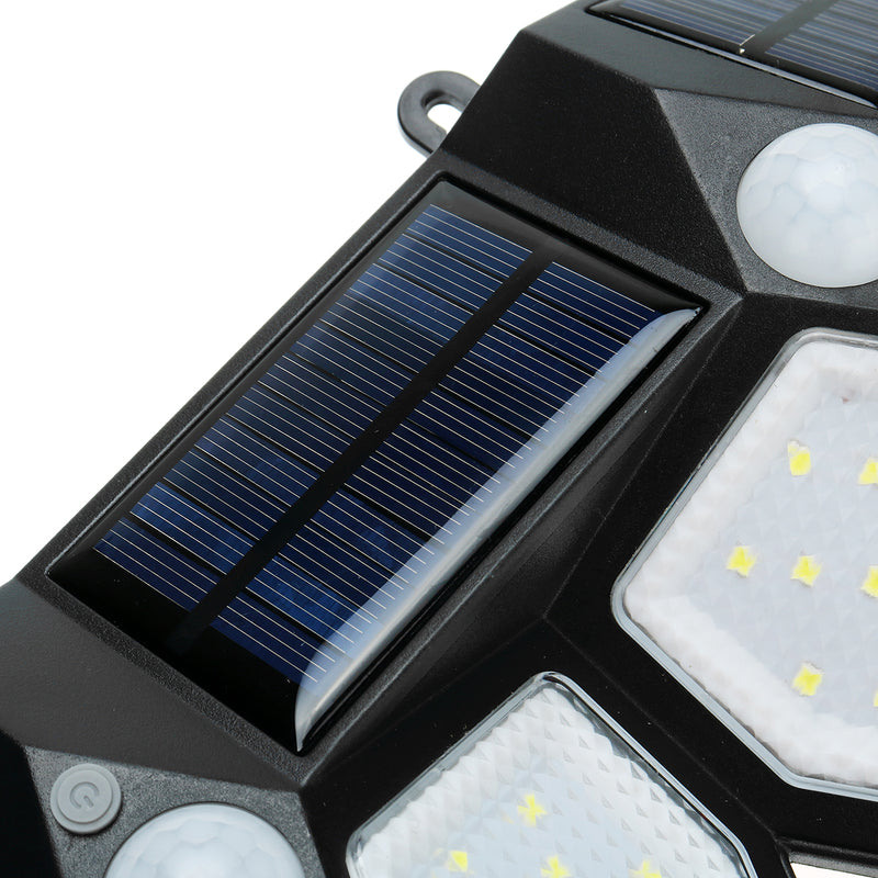 Solar Power 80 LED PIR Motion Sensor Wall Light Outdoor Garden Lamp Waterproof