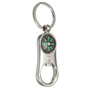 3D Keychain Keyfob Gift Compass Bottle Opener Keyring Multifunctional
