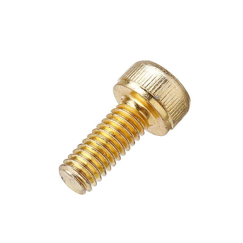 Suleve M4AH1 50Pcs Titanium Plated M4 Hex Socket Cap Head Screws Alloy Steel 12.9 Grade Screw Bolt M4*10