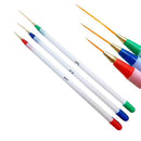 3Pcs/1Set Nail Art Brush Pencil Nail Polish Drawing Pen