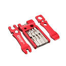 19 In 1 Multi Bicycle Repair Tool Screwdrivers Kit Wrench Set With T25 Spanner Tyre Lever