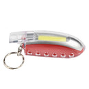 IPRee 2 in 1 Mini COB LED 3 Modes Keychain Whistle Light Camping Light Emergency Safety Lamp