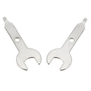 2pcs 3/8 Inch Collet Wrench Key 9.5mm Nut Spanner For Rotary Tool