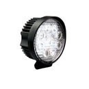 27W 9LED Work Round For Off Road Truck SUV ATV Fog Headlamp Yellow Light