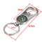 3D Keychain Keyfob Gift Compass Bottle Opener Keyring Multifunctional