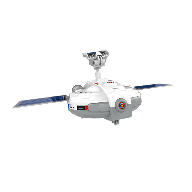 3 in 1 DIY Solar Power Educational Building Block Toys Spaceship Lunar Exploration Fleet Transformation Robot Kits Kids Gift