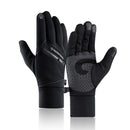 M/L/XL/2XL Winter Warm Touch Screen Gloves Multi-purpose Waterproof Windproof Non-slip Double Thermal Cycling Skiing Running Climbing Gloves with Zipper Pocket