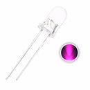 100pcs 5mm Pink LED Diode Water Clear Lens Light Round 20mA 3V Transparent Lamp Through Hole DIP