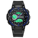 OHSEN AD1705 Digital Watch Dual Display Multifunction LED Sport Swimming Men Watch