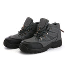 TENGOO Men's Steel Toe Safety Shoes Work Sneakers Slip Resistant Breathable Hiking Climbing Running Shoes