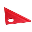 Drillpro ES-1 Aluminum Alloy 45 Degree Marking Angle Ruler with Base Woodworking Triangle Ruler Measuring Scribing Tool