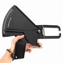 Slim Skinfold Skin Fold Tester Body Fat Caliper Test Measurement Guide 0-80MM