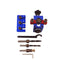 X150 Three-in-one Woodworking Dowelling Jig Kit Adjustable Drilling Guide Puncher Locator Carpentry Tools Wrench Furniture Positioner