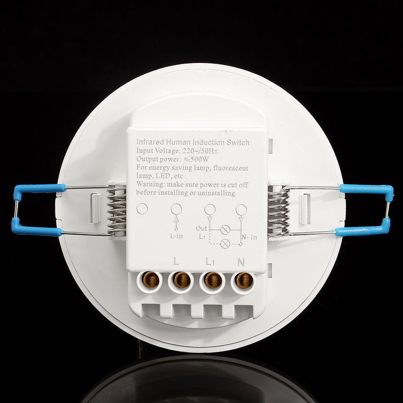 360 Degree Infrared IR Ceiling Wall Recessed Motion Sensor Detector Auto Light Switch