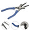 Multipurpose Flat Mouth MIG Welding Plier Tool Spring Loaded Insulated Handle