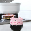 Cartoon Pig Timer Cute Alarm Time Manager Kitchen Baking Tools