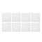 8PCS White Mini Blank Canvas Acrylic Paintings Frame Oil Paint Artist Square Art Sketch Boards Square Canvas