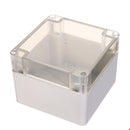 Plastic Waterproof Electronic Project Box Clear Enclosure Cover Electronic Project Case 120*120*90mm