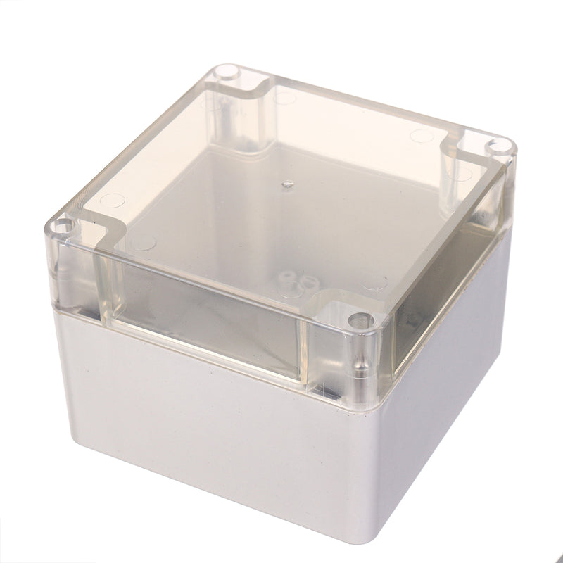 Plastic Waterproof Electronic Project Box Clear Enclosure Cover Electronic Project Case 120*120*90mm