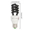 E27 18W Spiral UV Ultraviolet Fluorescent Black CFL Light Bulb Lamp AC220V