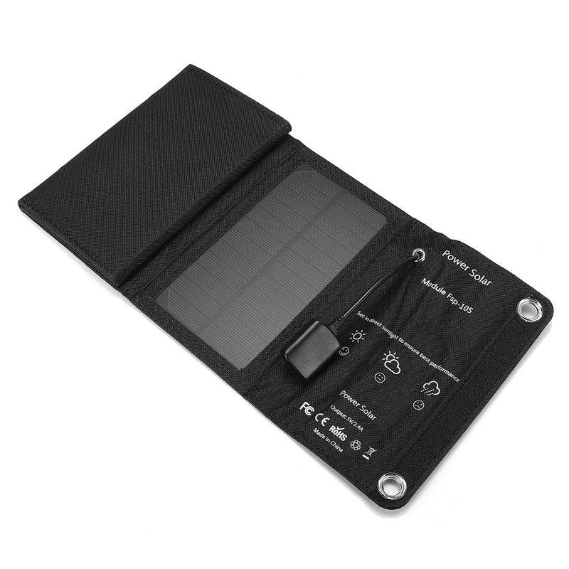 10W 5V Solar Panel Folding Portable Power Charger For Cell Phone Charger/Camping