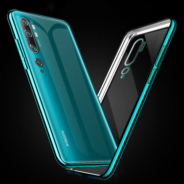 Bakeey Plating Shockproof Transparent Ultra-thin PC Protective Case for Xiaomi Mi Note 10 / Xiaomi Mi Note 10 Pro / Xiaomi Mi CC9 Pro