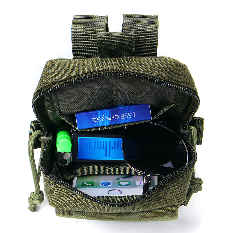 Tactical Molle Pouch Waterproof 1000D Military Belt Waist Pack Bag Phone Pocket Waist Bag
