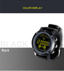 EX19 Smart Bracelet Metal Case Full View Luminous Dial Pedometer Stopwatch Fitness Band Water Resistant Long Standby